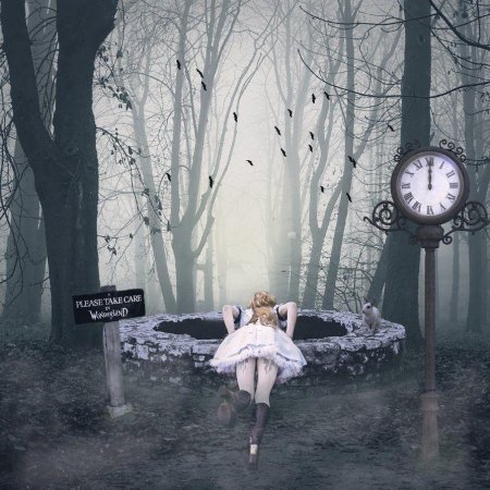 Алиса в стране чудес фотосессия