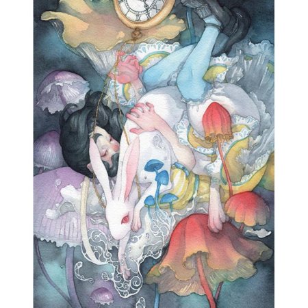 Алиса в стране чудес картины художников