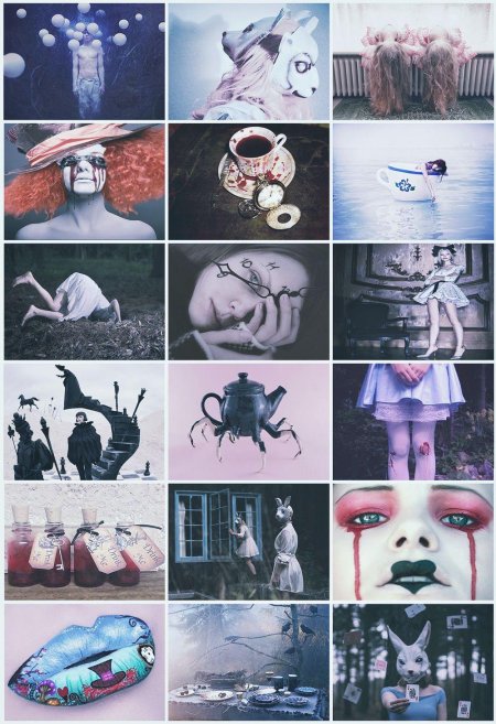 Алиса в стране чудес эстетика