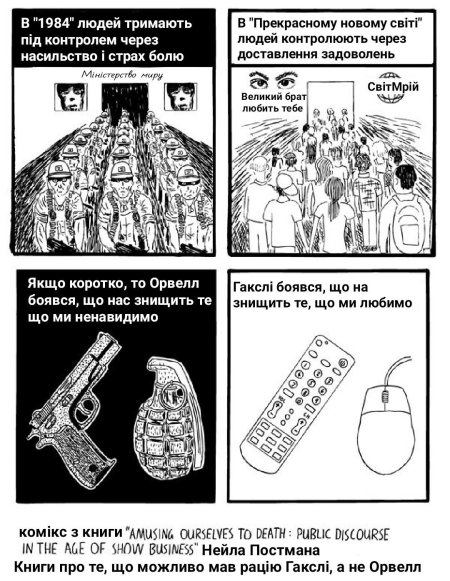 Оруэлл и хаксли