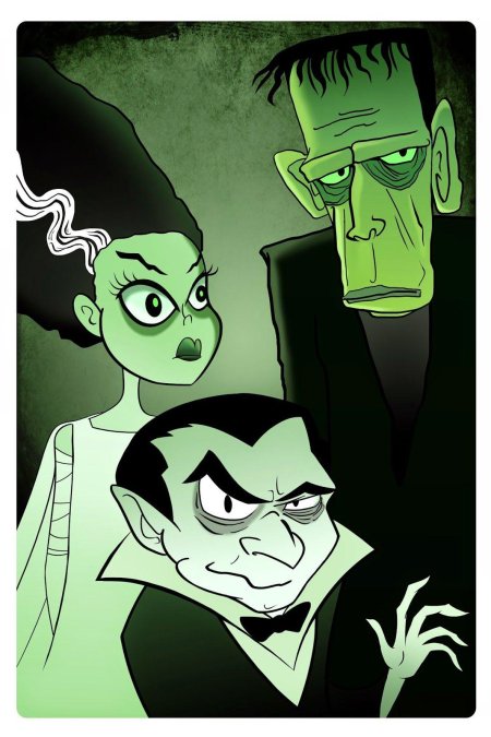 Монстр франкенштейна мультик