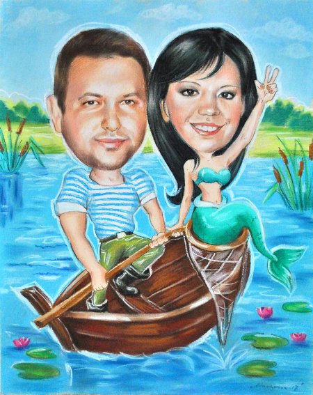 Шарж вдвоем