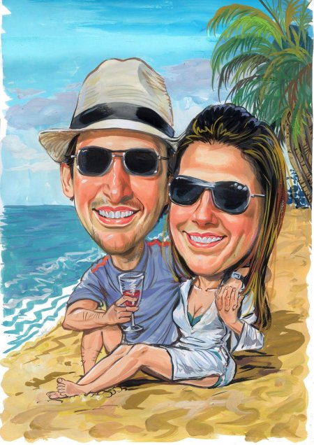 Шарж для двоих