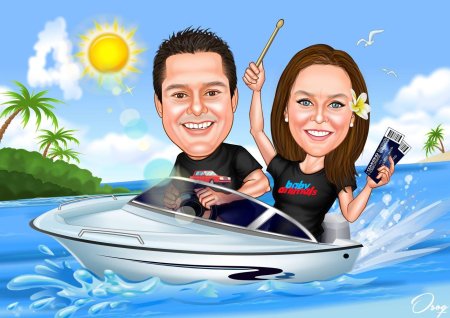 Шарж для пары