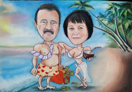 Шарж семейный