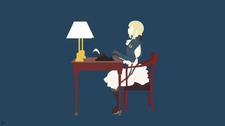 Вайолет эвергарден арт минимализм