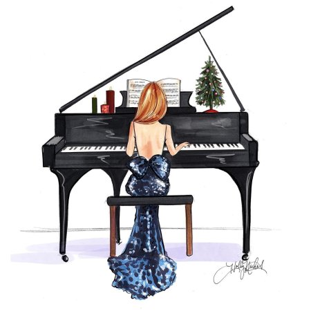 Девушка на рояле