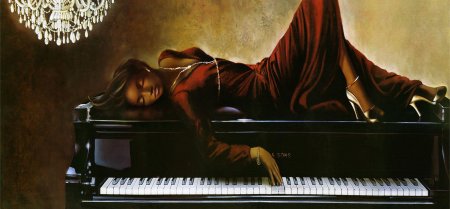 Девушка на рояле