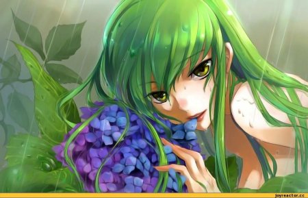Аниме с зелеными волосами