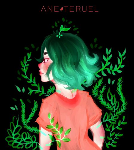 Зеленый арт эстетика