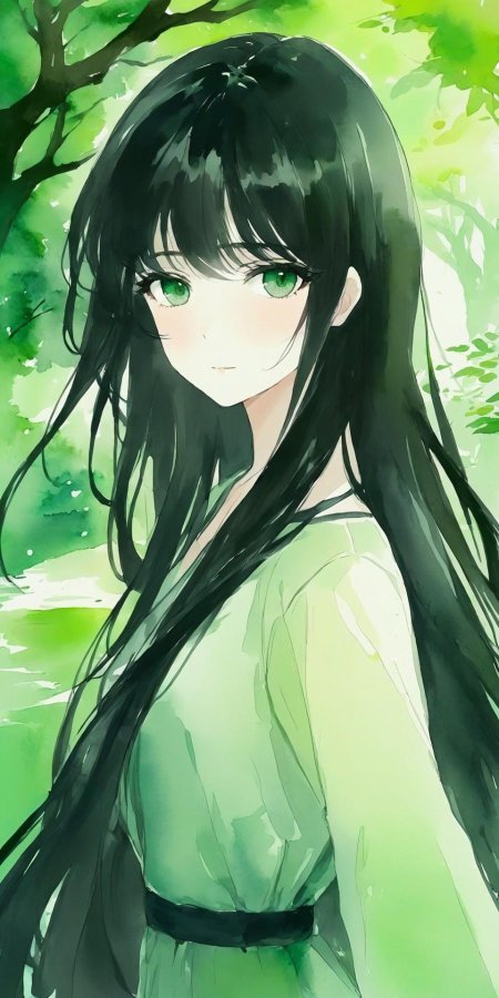 Зеленое аниме