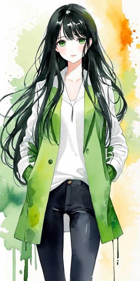 Аниме зеленые глаза