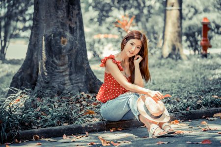 Девушка в парке