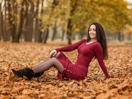 Осенние фотосессии девушек