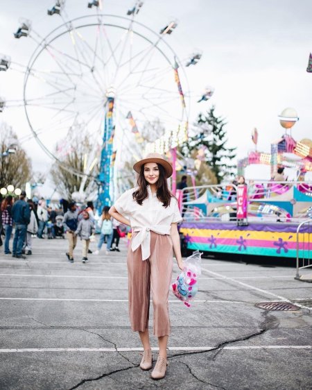 Фотосессия в парке аттракционов