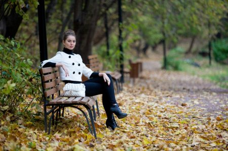 Фотосессия в осеннем парке