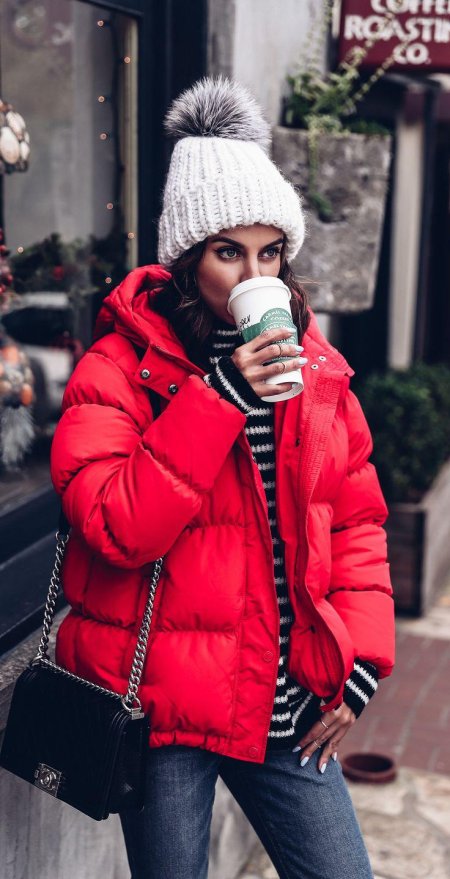 Модная зимняя куртка