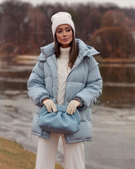 Зимние образы с пуховиками