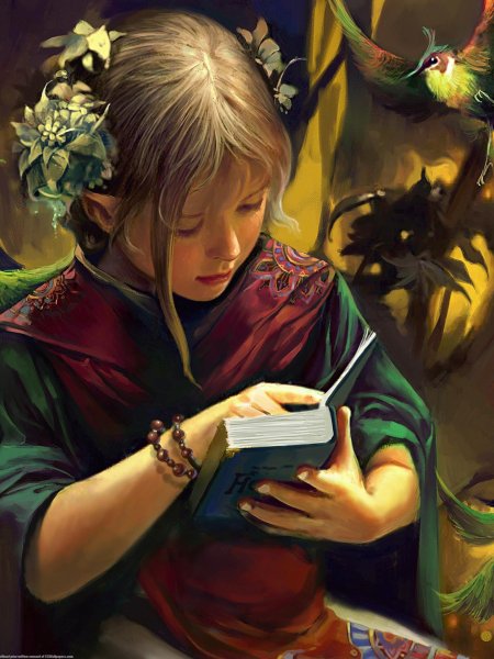 Ребенок фэнтези арт