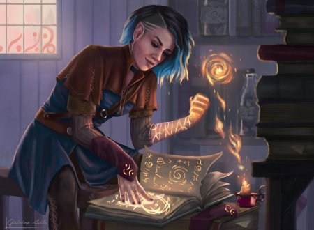 Торговец фэнтези арт