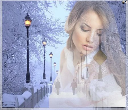 Падал белый снег