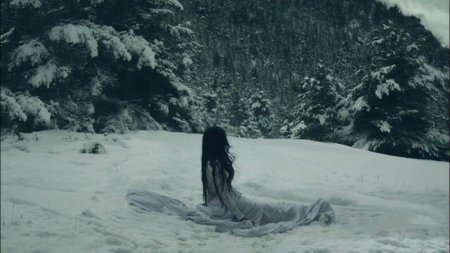 Фотосессия в заснеженном лесу