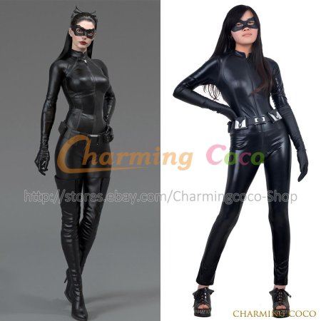 Латексный костюм кошки