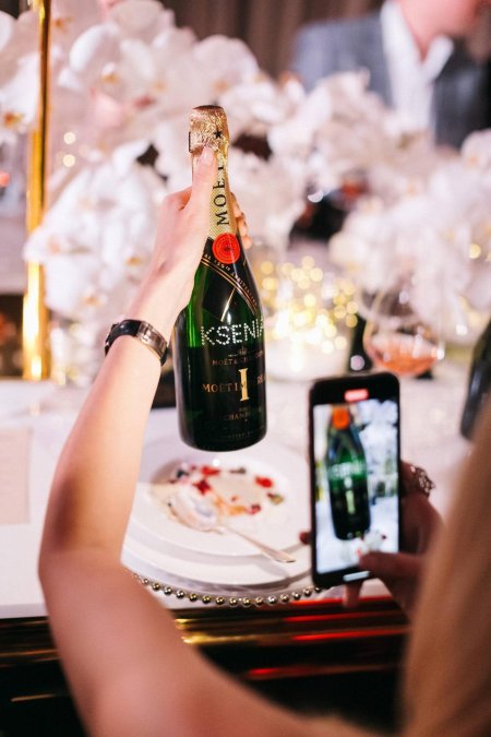 Фотосессия с шампанским