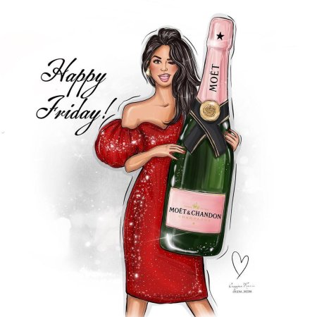 Девушки с шампанским