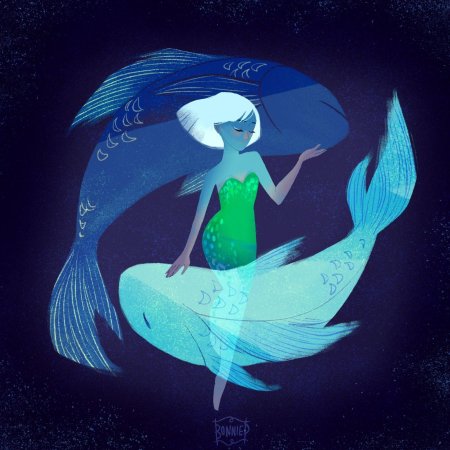 Русалка арты