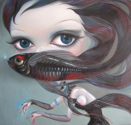 Человек рыба арт