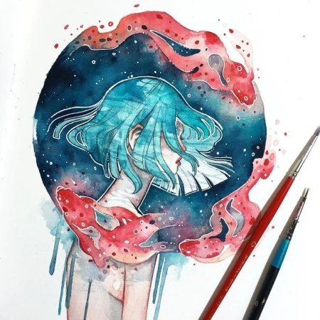 Арт акварель