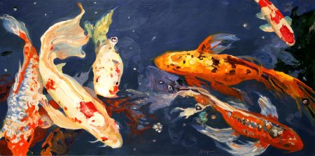 Карпы кои хаяо миядзаки