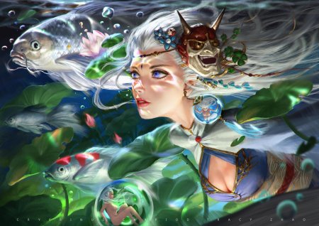 Девушка рыба