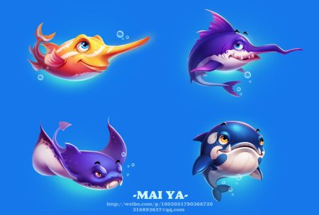 Рыба мультяшная