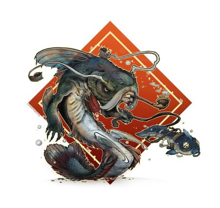 Дракон морской император левиафан