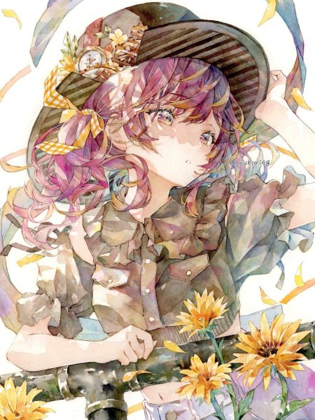 Рисунки аниме девушек