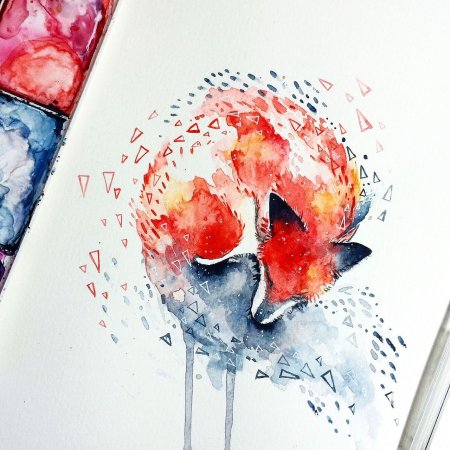 Акварельные эскизы