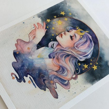 Рисунки акварели