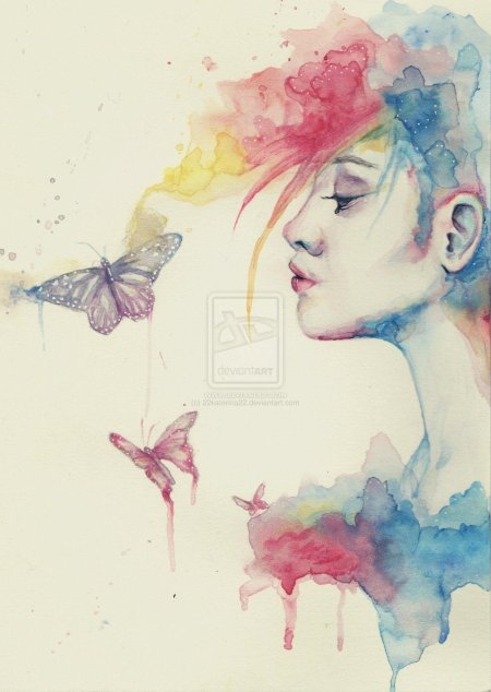 Акварель рисунки