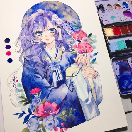 Акварельная иллюстрация