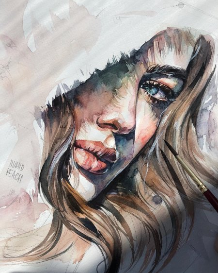 Портреты humid peach