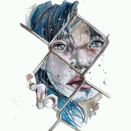 Акварельная картина