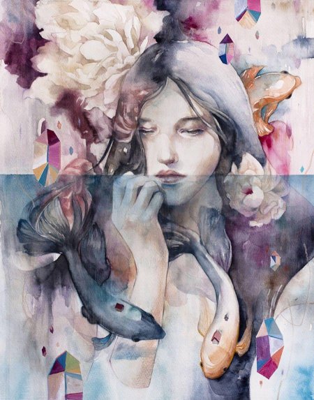 Акварельные рисунки