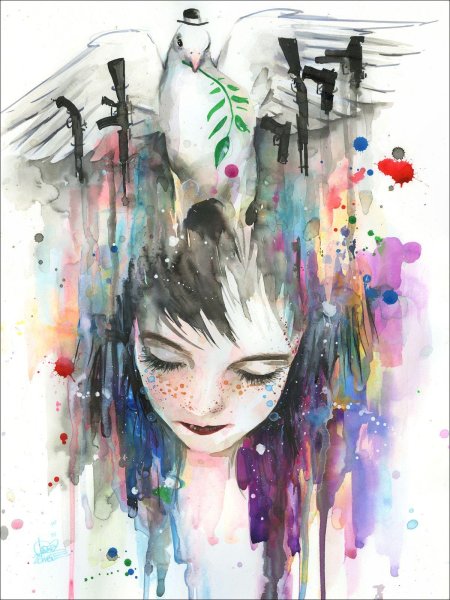 Художница lora zombie