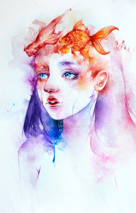 Арты акварелью