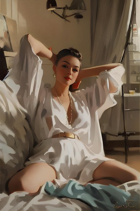 Живопись женщины