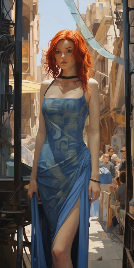 Арт красивая девушка