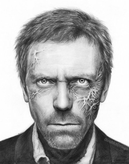 Грегори хаус портрет