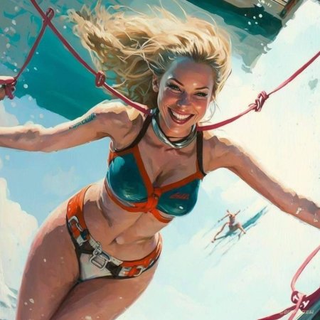 Нейросеть девушки арт